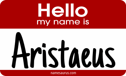 Hello my name is Aristaeus png download