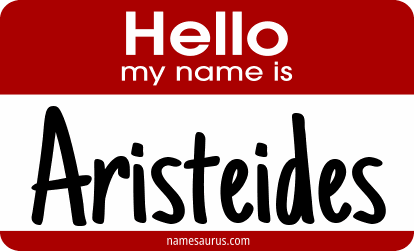 Hello my name is Aristeides png download