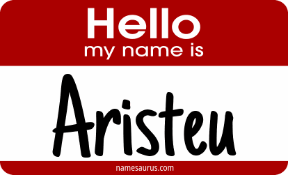 Hello my name is Aristeu png download