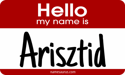 Hello my name is Arisztid png download