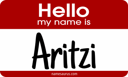 Hello my name is Aritzi png download
