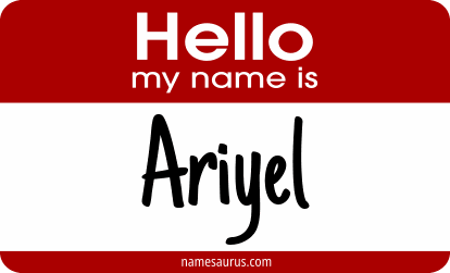 Hello my name is Ariyel png download