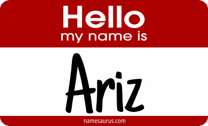 Hello my name is Ariz png download