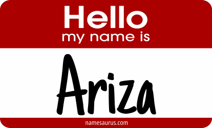 Hello my name is Ariza png download