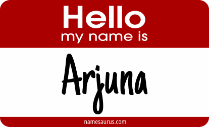 Hello my name is Arjuna png download