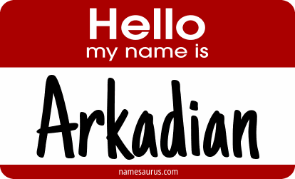 Hello my name is Arkadian png download