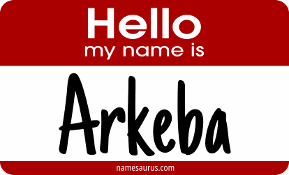 Hello my name is Arkeba png download