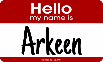 Hello my name is Arkeen png download