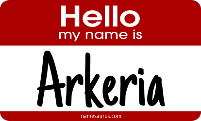 Hello my name is Arkeria png download