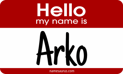 Hello my name is Arko png download