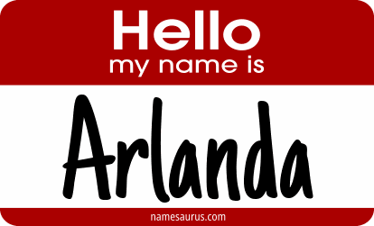 Hello my name is Arlanda png download