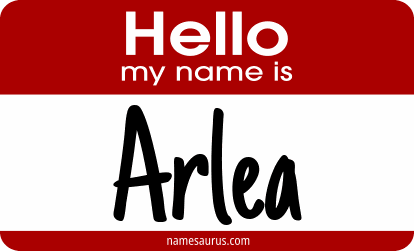 Hello my name is Arlea png download