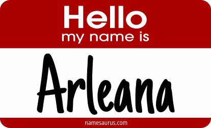 Hello my name is Arleana png download
