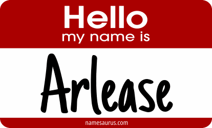 Hello my name is Arlease png download
