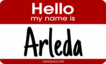 Hello my name is Arleda png download