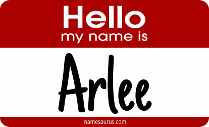 Hello my name is Arlee png download