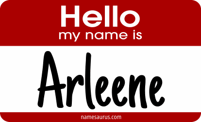Hello my name is Arleene png download