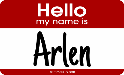 Hello my name is Arlen png download