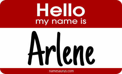 Hello my name is Arlene png download