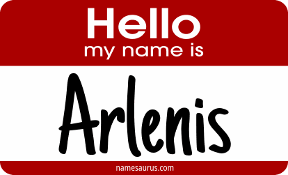 Hello my name is Arlenis png download