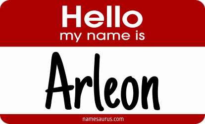 Hello my name is Arleon png download