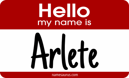 Hello my name is Arlete png download