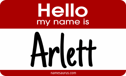Hello my name is Arlett png download