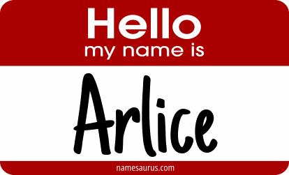 Hello my name is Arlice png download