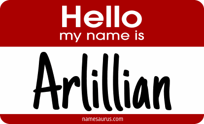 Hello my name is Arlillian png download