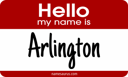 Hello my name is Arlington png download