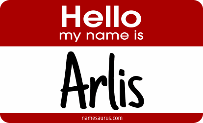 Hello my name is Arlis png download
