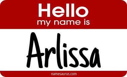 Hello my name is Arlissa png download