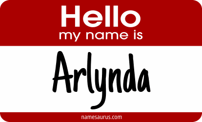 Hello my name is Arlynda png download