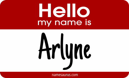 Hello my name is Arlyne png download