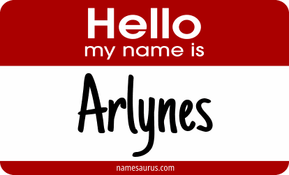 Hello my name is Arlynes png download