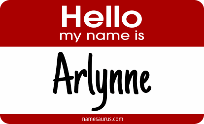 Hello my name is Arlynne png download