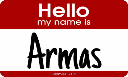 Hello my name is Armas png download