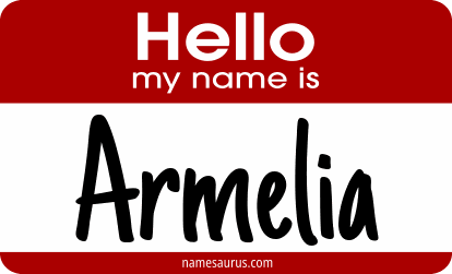 Hello my name is Armelia png download