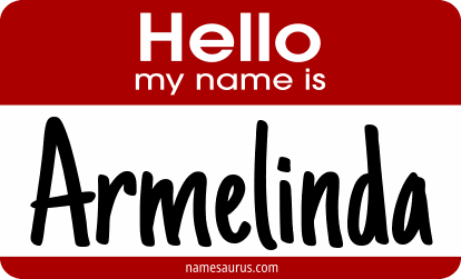 Hello my name is Armelinda png download