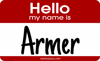 Hello my name is Armer png download