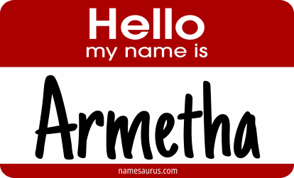 Hello my name is Armetha png download