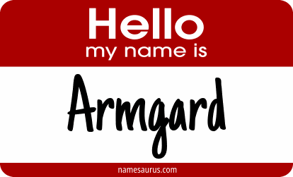 Hello my name is Armgard png download