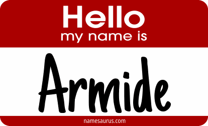 Hello my name is Armide png download