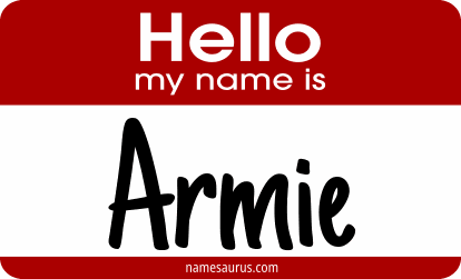 Hello my name is Armie png download