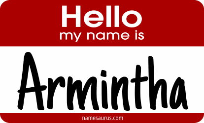 Hello my name is Armintha png download