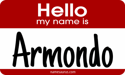 Hello my name is Armondo png download
