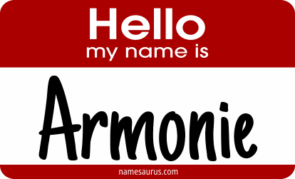 Hello my name is Armonie png download