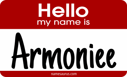 Hello my name is Armoniee png download
