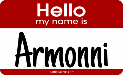 Hello my name is Armonni png download