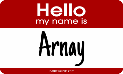 Hello my name is Arnay png download